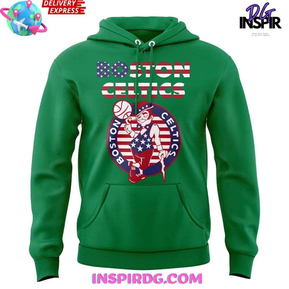 -Special Fourth of July Boston Celtics Hoodie