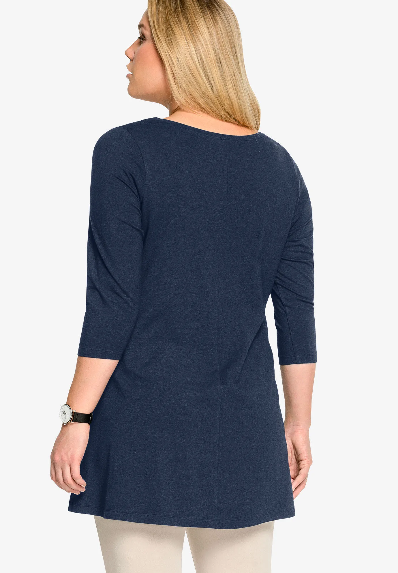 3/4 Sleeve Knit Tunic