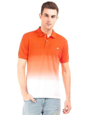 Aeropostale Ombre Dyed Pique Polo Shirt