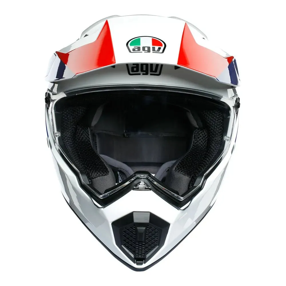 AGV - AX9 Atlante White/Blue/Red Helmet