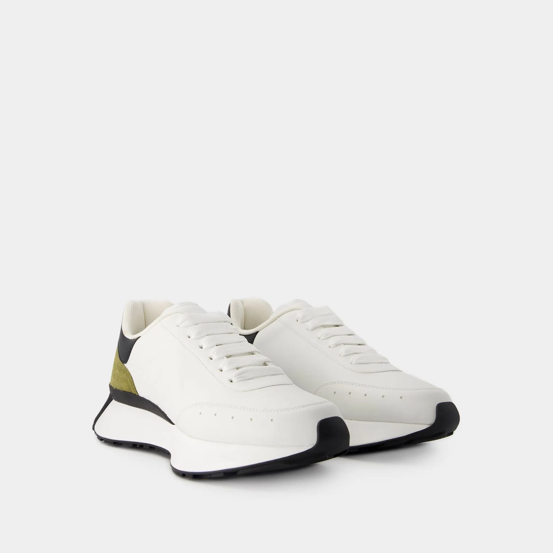 Alexander McQueen  Sprint Runner Sneakers - Alexander McQueen - Calfskin - White