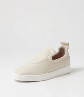 ALFIE & EVIE Adrift Stone Leather Sneakers