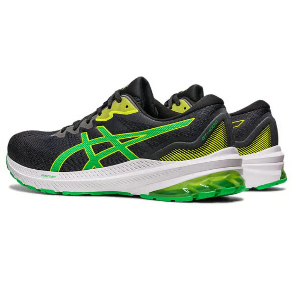 ASICS Men's GT-1000 11 Running Shoe (Black/Cilantro)