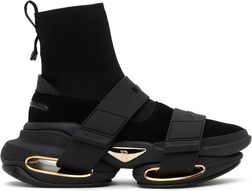 Balmain Black B-Bold Sneakers