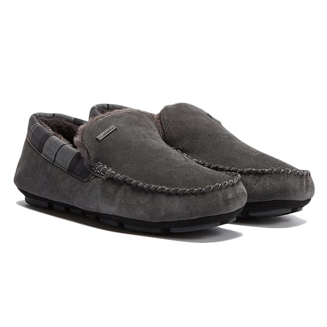 Barbour Monty Slipper Dark Grey