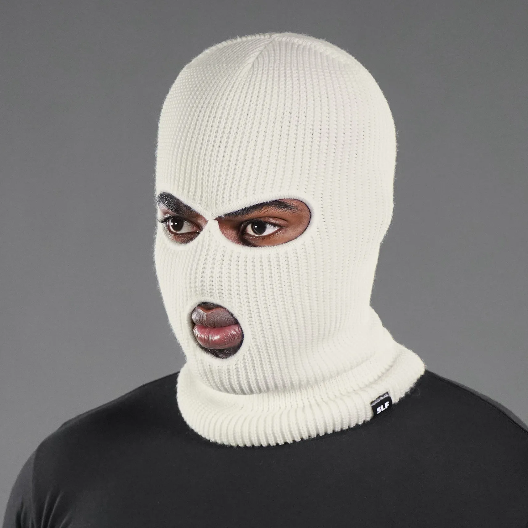 Basic White Ski Mask