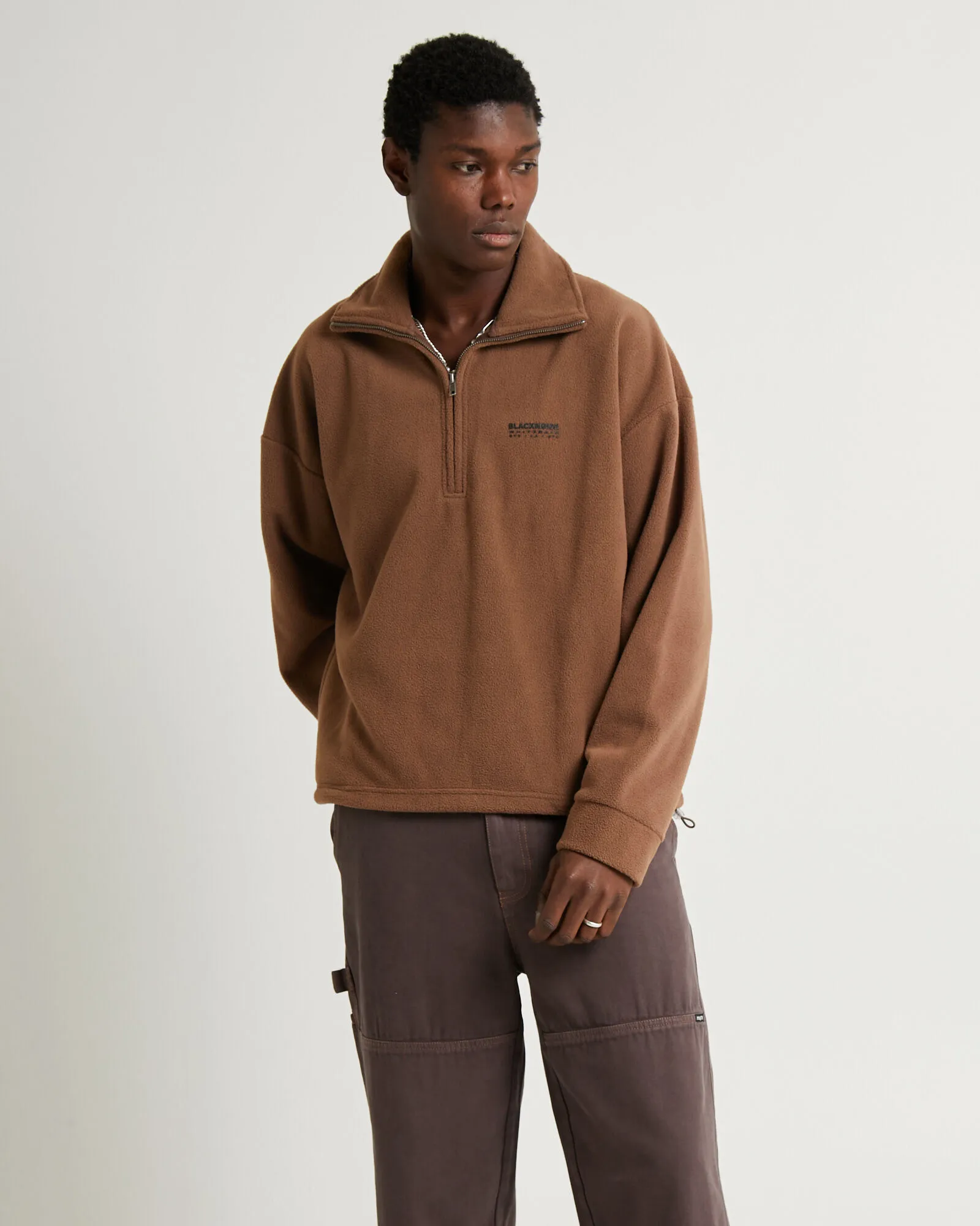 blacknoise/whiterain Seeka Polar Fleece Quarter Zip