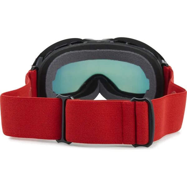 Bling2O Red Spike Black Frame Ski Goggle