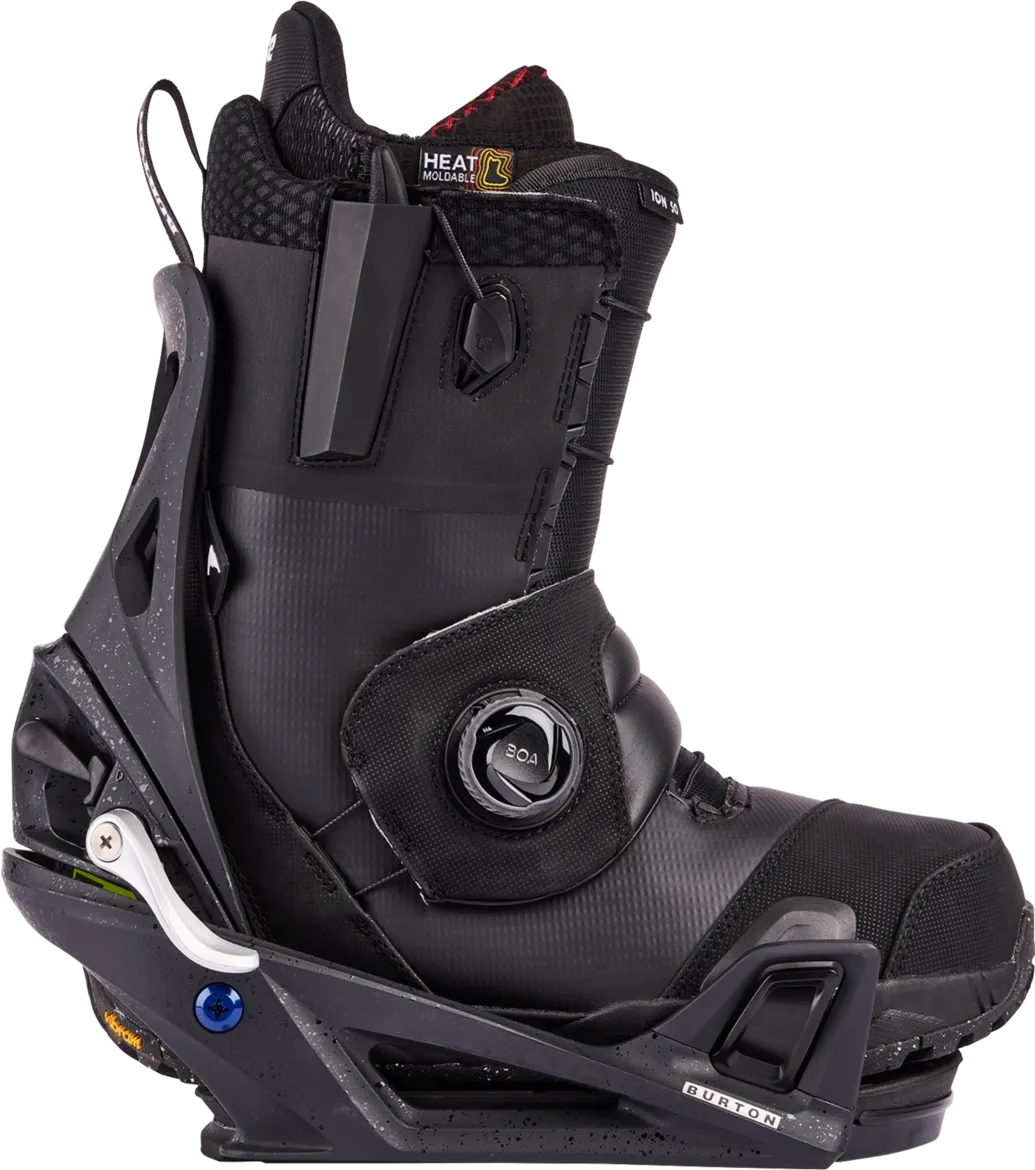 Burton Men's Step On X Re:Flex Snowboard Bindings Black | Buy Burton Men's Step On X Re:Flex Snowboard Bindings Black 