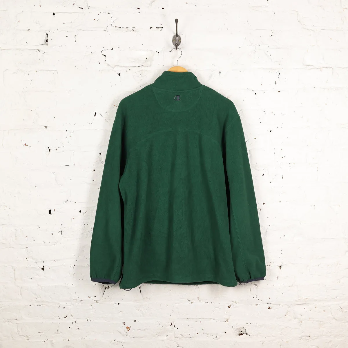 Champion 1/4 Zip Fleece - Green - L