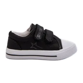 Children's Velcro Sneakers Big Star NN374111 Black