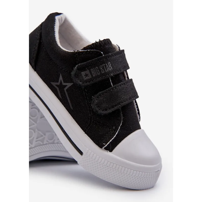 Children's Velcro Sneakers Big Star NN374111 Black