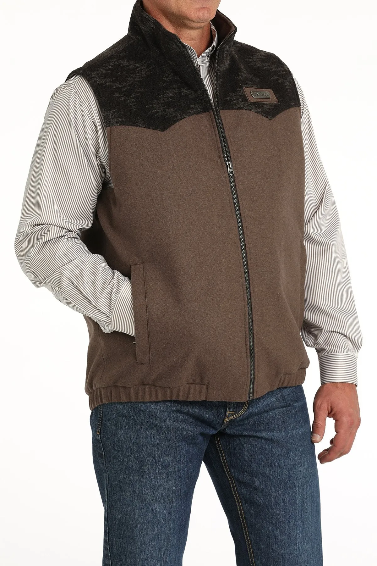 Cinch Concealed Wooly Brown Vest