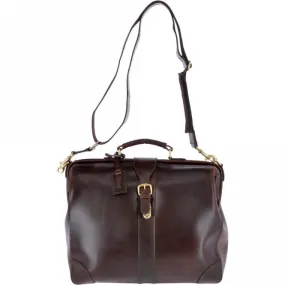 Classic Leather Doctors Work Bag  Brandy : Dextor