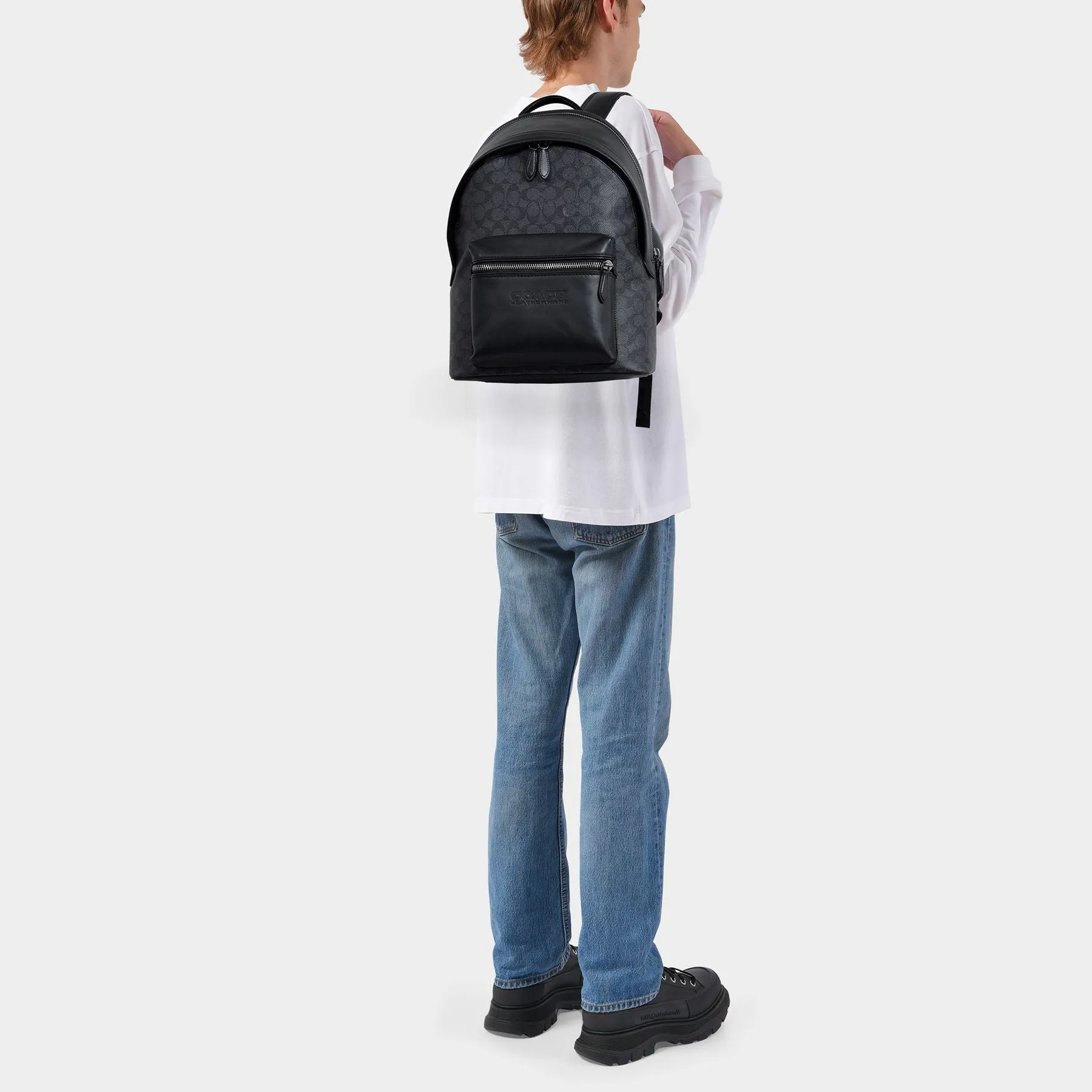 Coach  Charter Backpack - Coach - Carbon - Canva