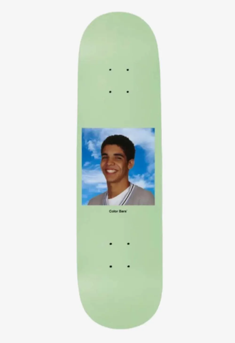 COLOR BARS DEGRASSI YEARBOOK SKATEBOARD DECK