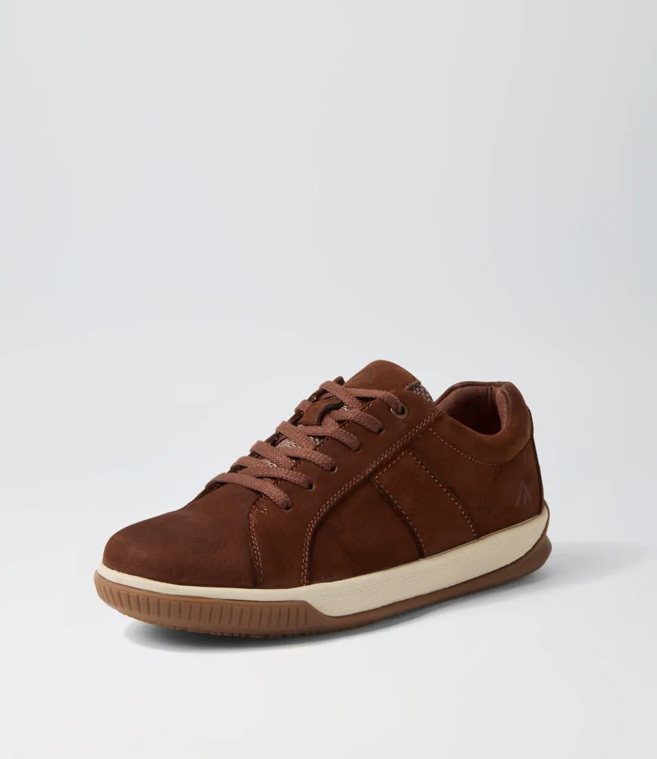 COLORADO Edo Mid Brown Tumble Nubuck Sneakers