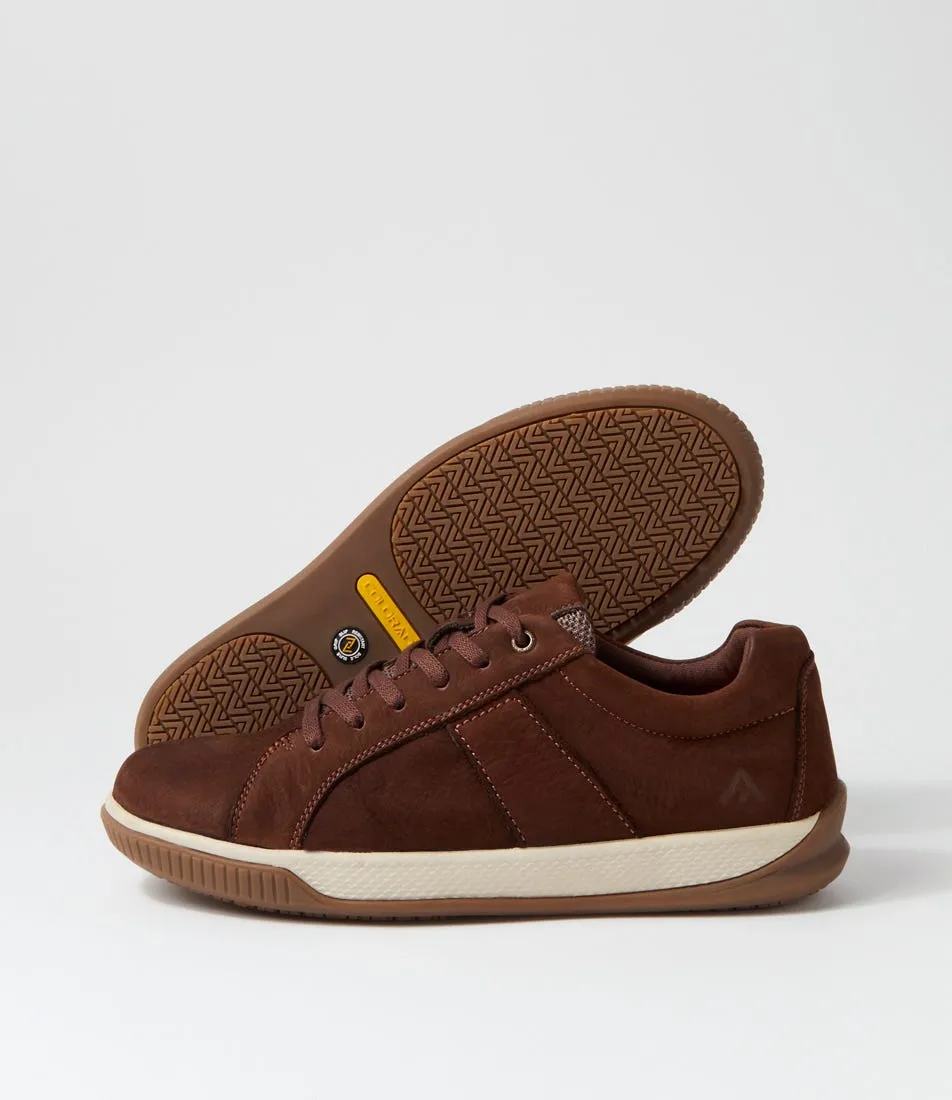 COLORADO Edo Mid Brown Tumble Nubuck Sneakers