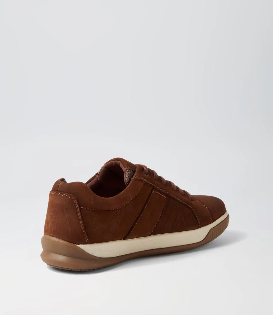 COLORADO Edo Mid Brown Tumble Nubuck Sneakers