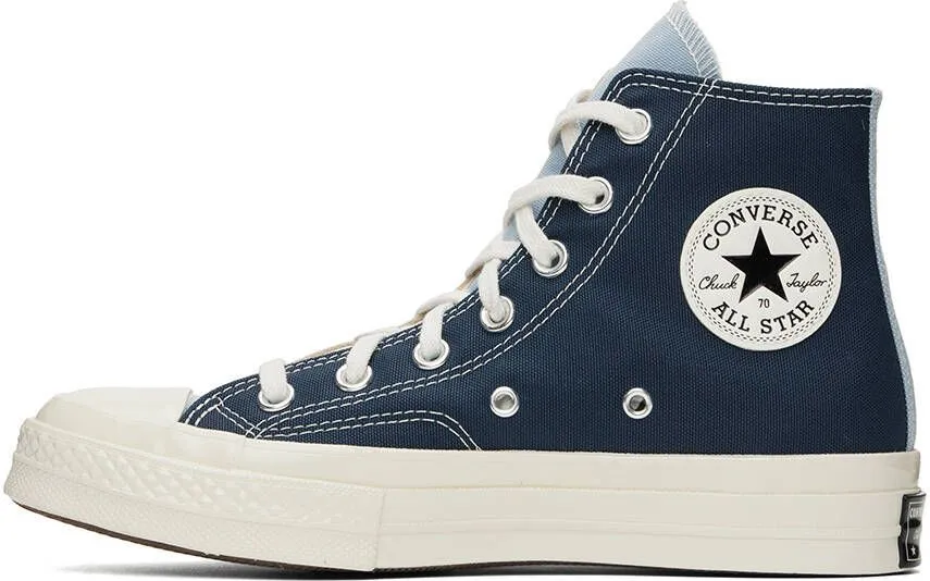 Converse Beige & Navy Chuck 70 Tri-Panel Sneakers