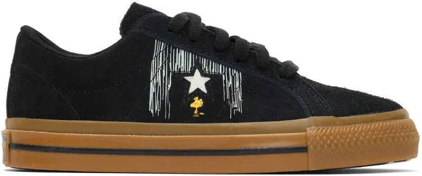 Converse Black Peanuts Edition One Star Sneakers