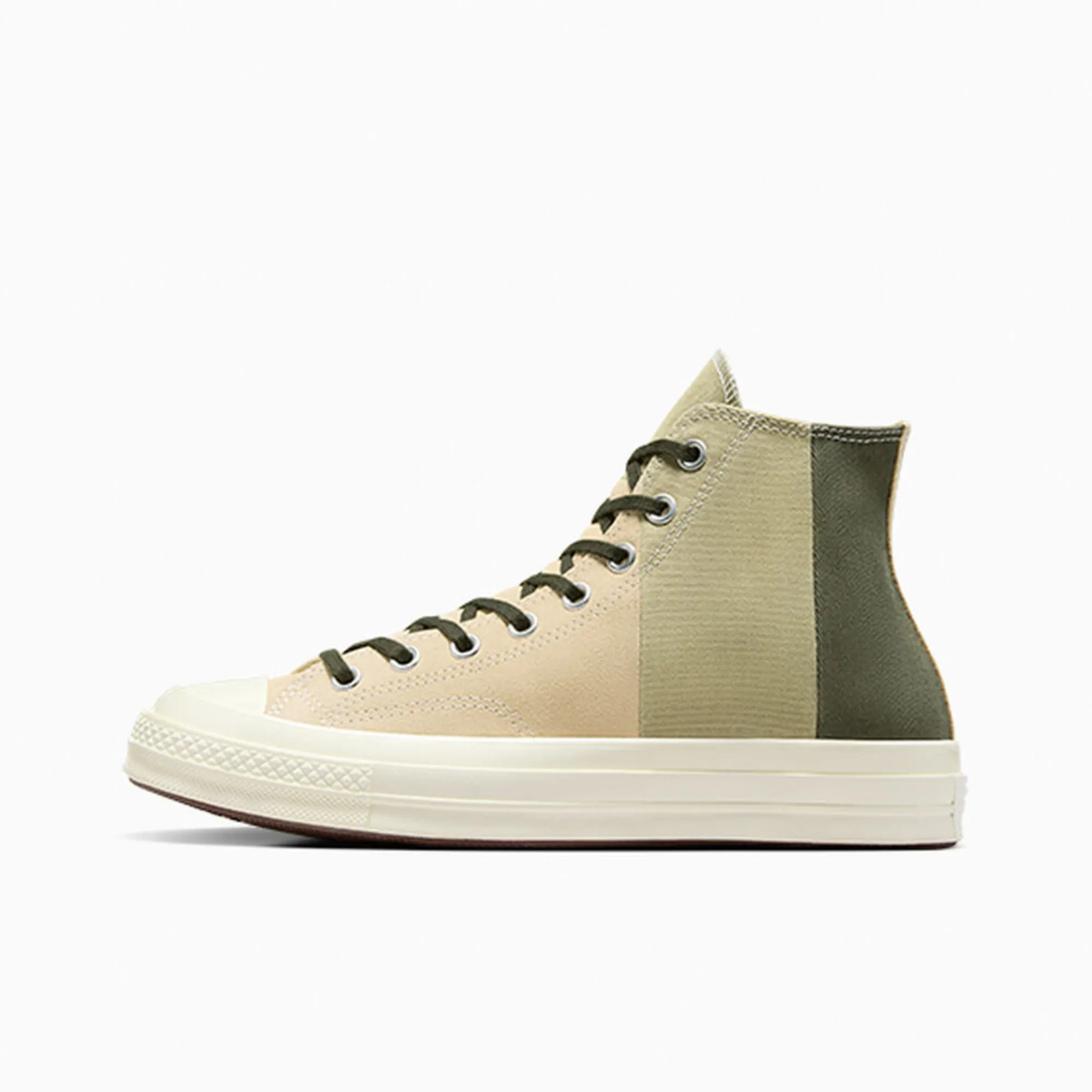 Converse Chuck 70 Patchwork Suede Nutty Granola/Mossy Sloth