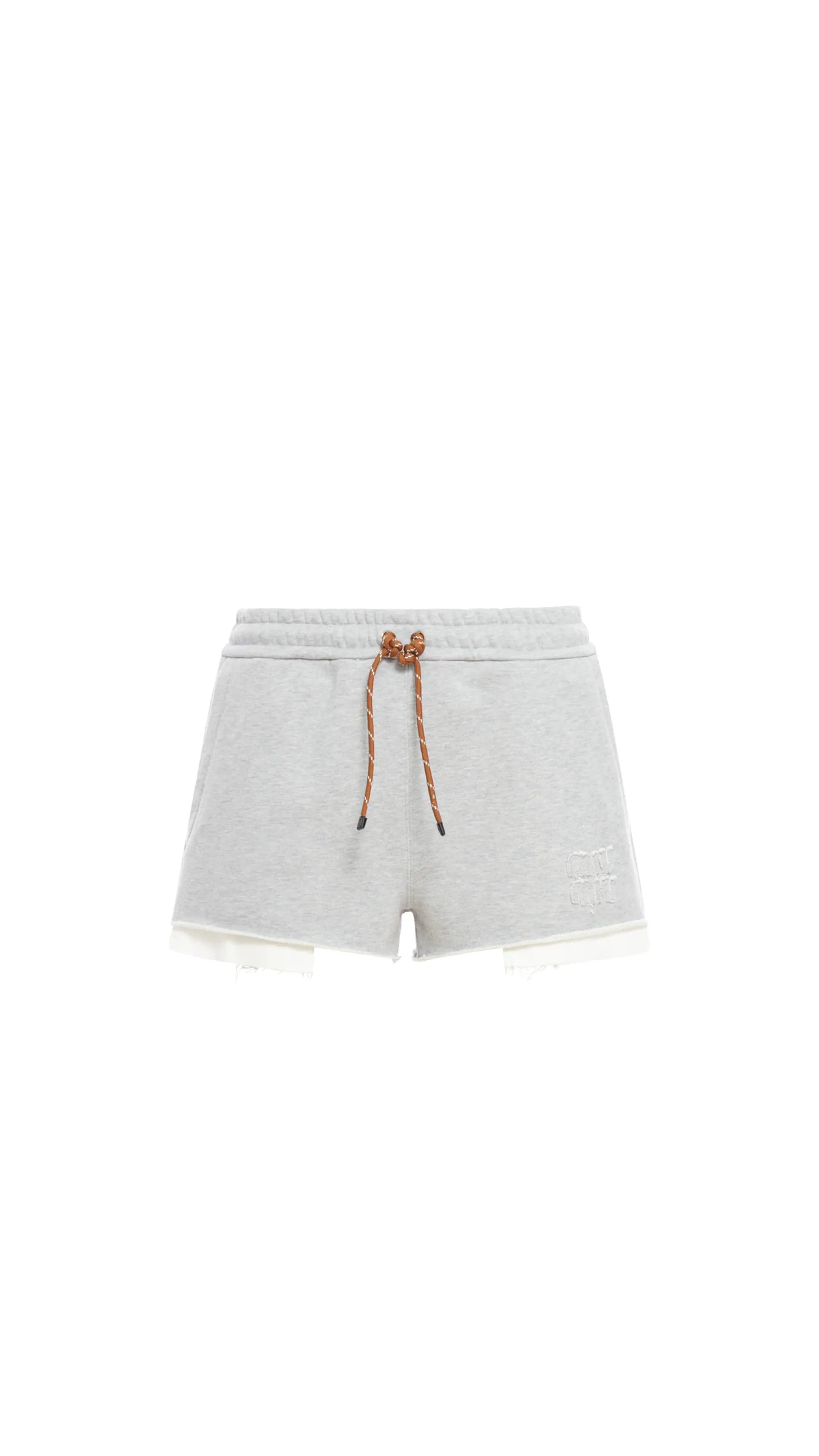 Cotton Fleece Shorts - Gray