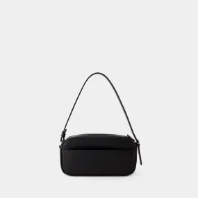 Courreges  Baguette Hobo Bag - Courreges - Leather - Black