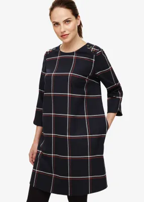 Daya Check Swing Tunic Dress