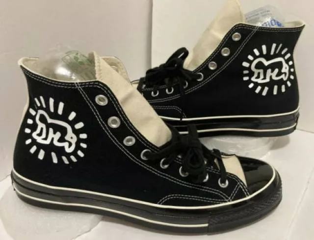 DS & Factory Customized! Converse By You "Keith Haring" ...