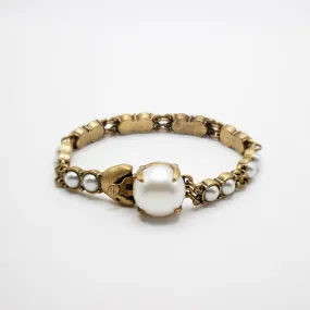 Elizabeth Multi-Snake Glass Pearl Serpent Bracelet