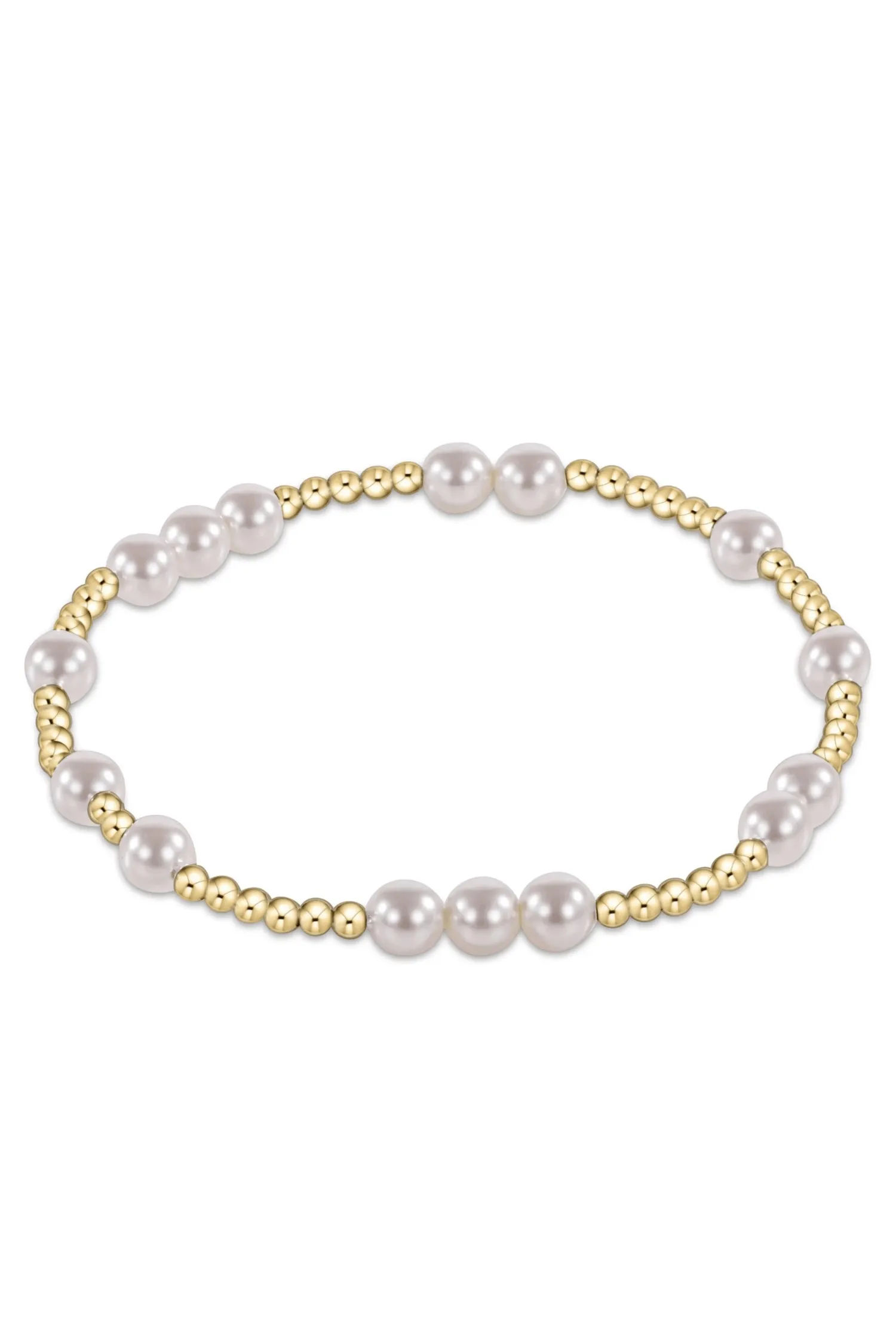 Enewton Hope Unwritten 5mm Bead Bracelet-- Pearl