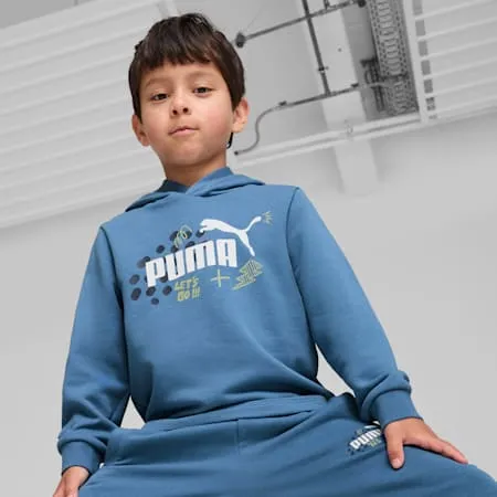 ESS+ PUMA Hoodie - Kids 4-8 years | Blue Horizon | PUMA Exclusion List | PUMA 