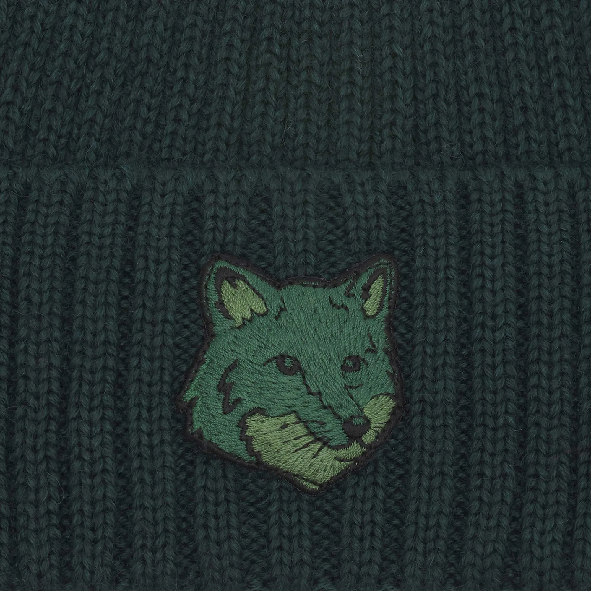 Fox Head Patch Beanie - Green 