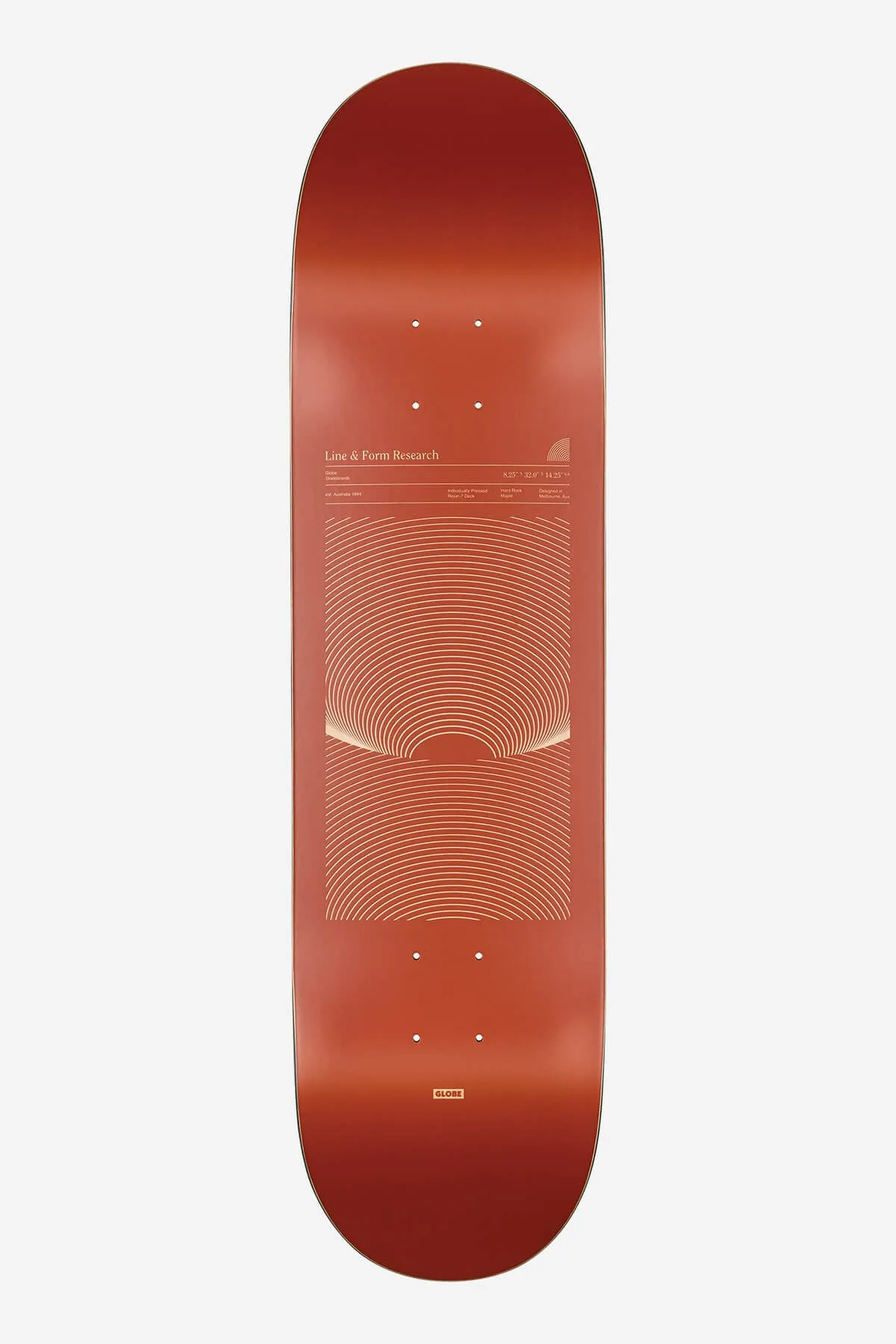 G1 Lineform - Cinammon - 8.25 Skateboard Deck