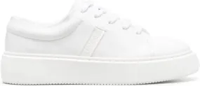 GANNI Court faux-leather sneakers White