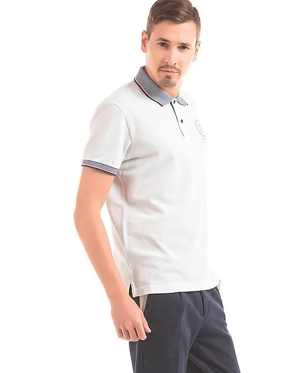 Gant Contrast Collar Pique Polo Shirt