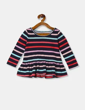 GAP Girls Multi Colour Jersey Peplum Tunic