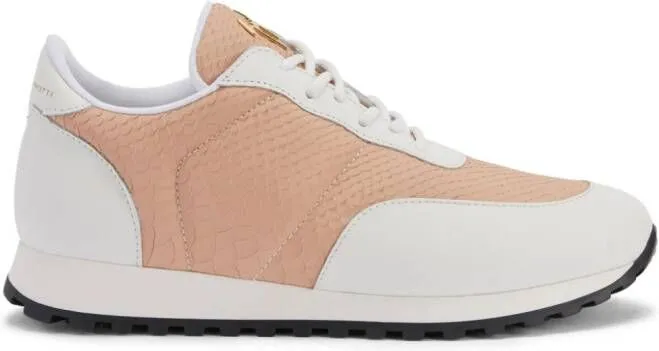 Giuseppe Zanotti Jimi two-tone low-top sneakers White