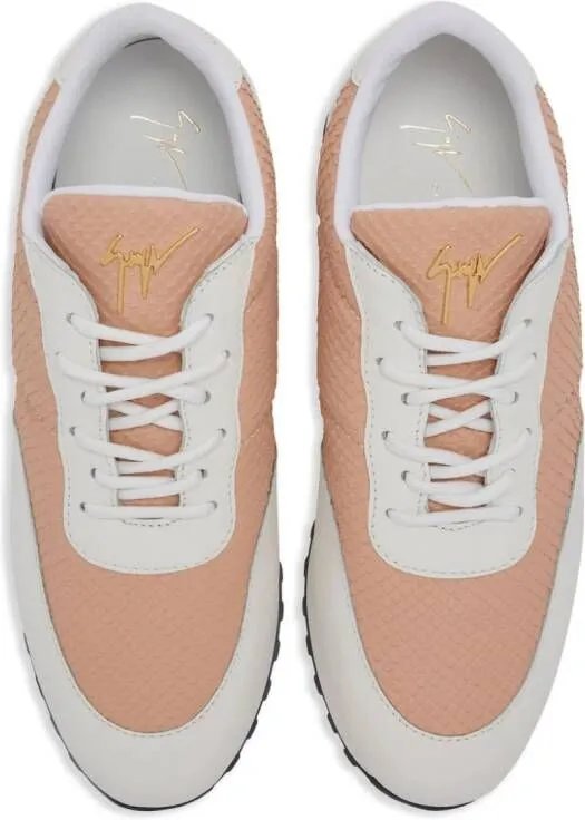 Giuseppe Zanotti Jimi two-tone low-top sneakers White