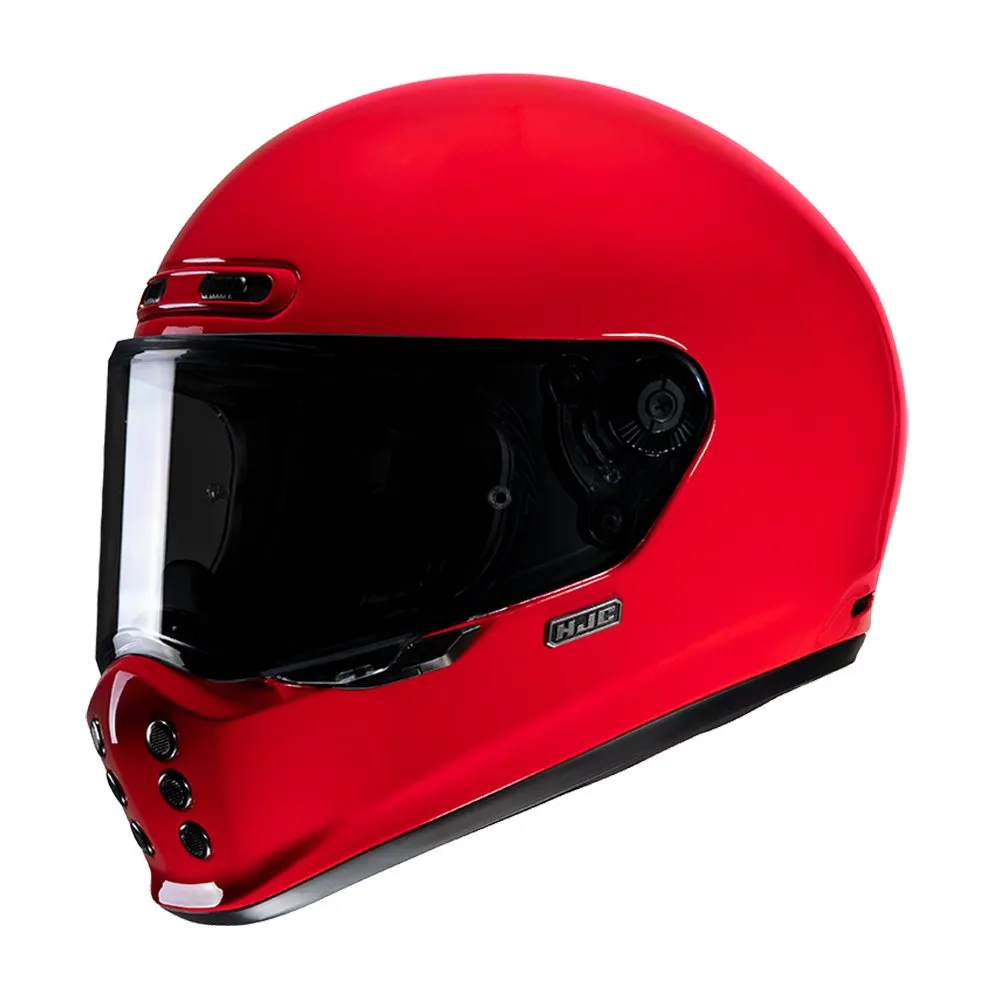 HJC V10 Plain Helmet - Deep Red