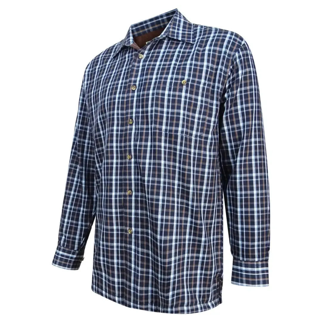 Hoggs Of Fife Bark Fleece Lined Shirt