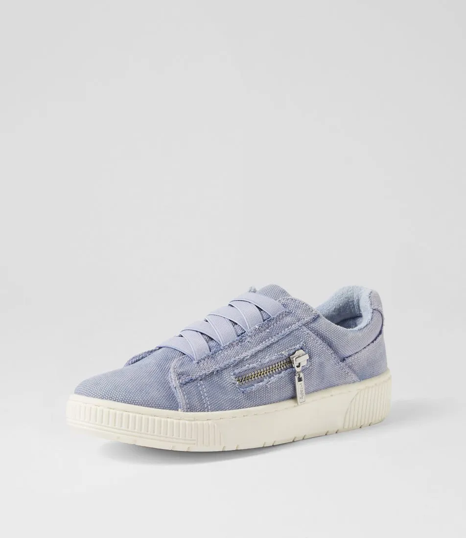 I LOVE BILLY Ivanna Sky Blue Recycled Canvas Sneakers