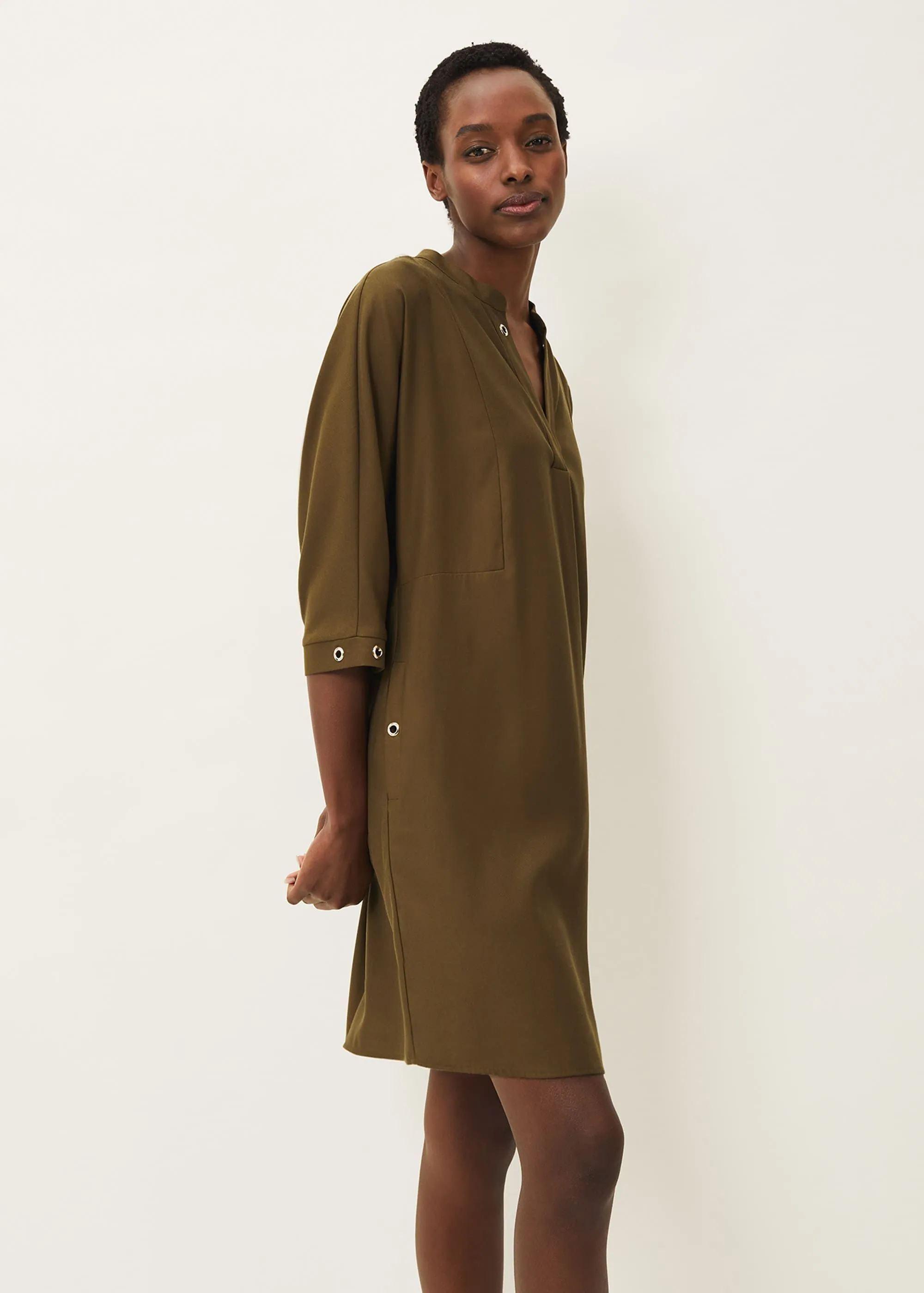 Kiran Eyelet Tunic Dress