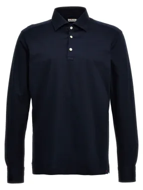 Kiton    Kiton Long Sleeve Polo Shirt