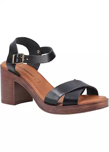 Ladies Black Georgia Sandals by Hush Puppies | Look Again