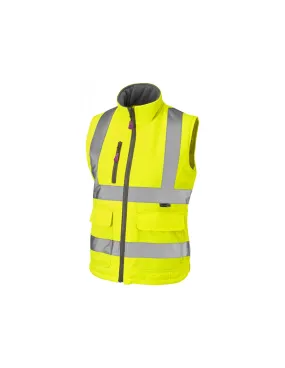 Leo Workwear - BWL01 Sandymere Class 1 Women's Bodywarmer - Yellow - 2020ppe Size XS