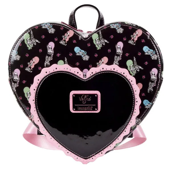 Loungefly x Valfre Double Heart Mini Backpack