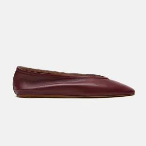 Luna Slipper - Red Leather