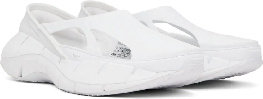 Maison Margiela White Reebok Edition Croafer Sneakers